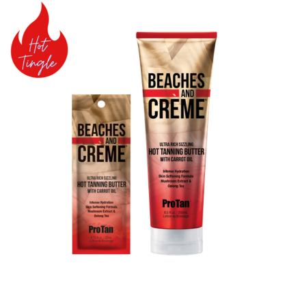 ProTan Beaches & Cremé Gelee Sizzling Hot Tanning Butter
