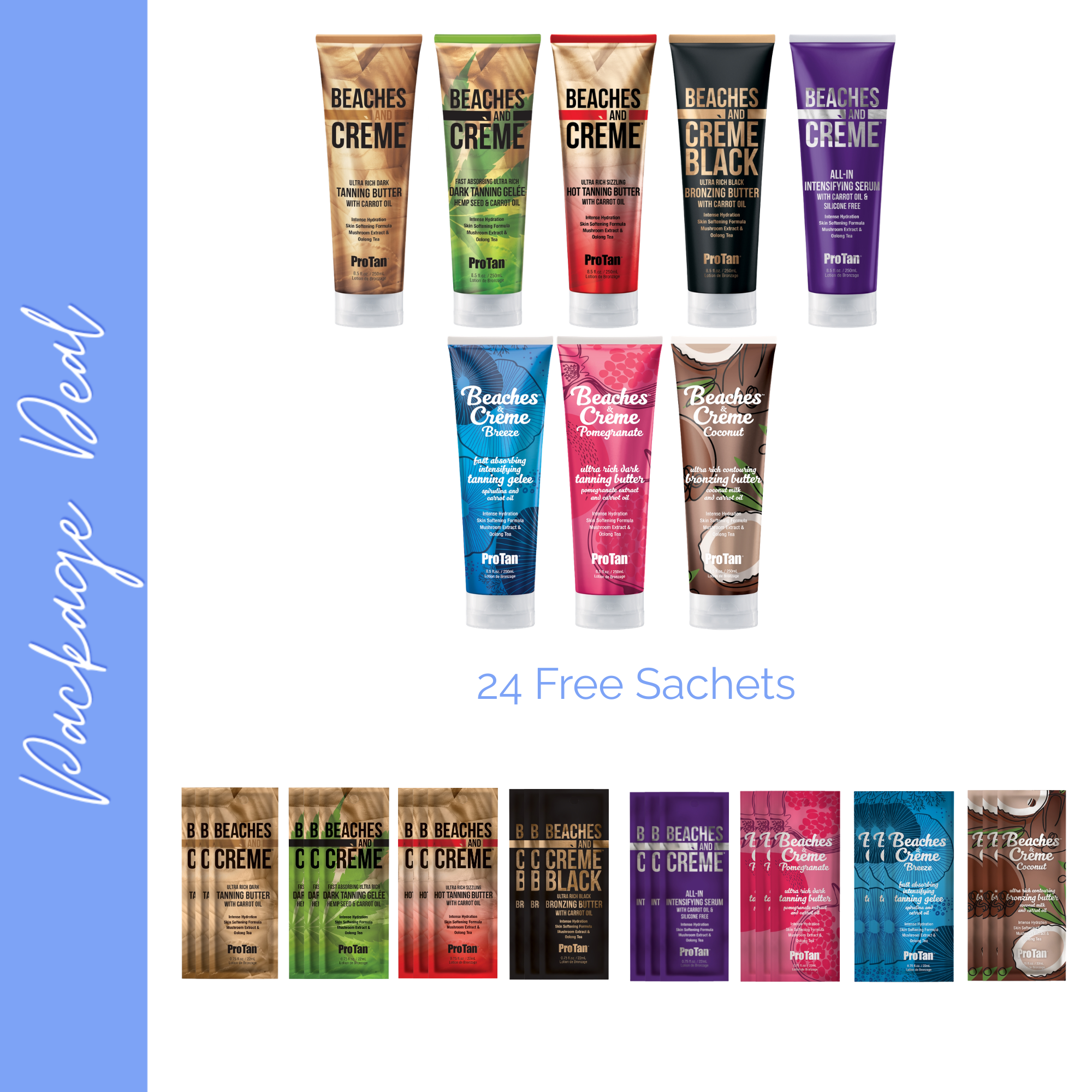 ProTan Beaches and Creme Intro Kit