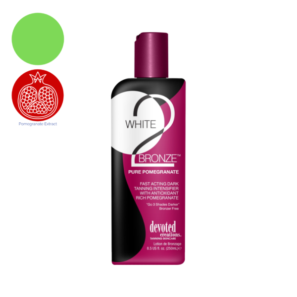 Devoted Creations White 2 Bronze Pure Pomegranate