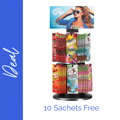 Fiesta Sun Fruity Rotating Sachet Display Deal 2026