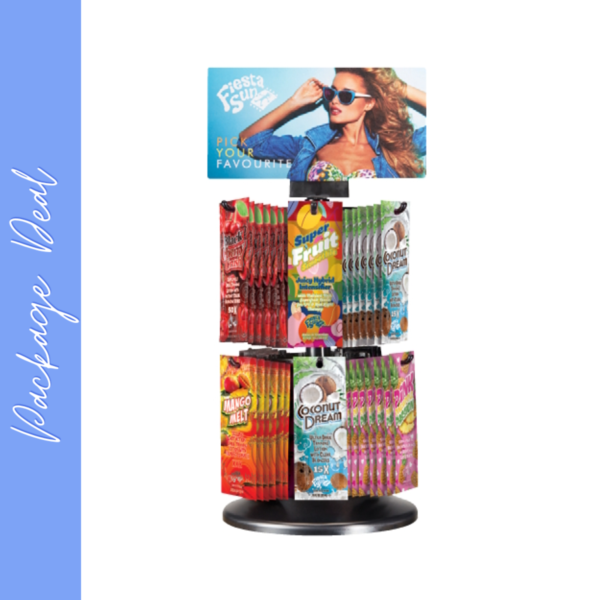 Fiesta Sun Fruity Rotating Sachet Display Deal 2026