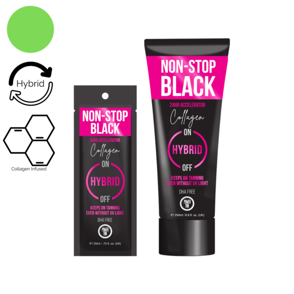 Power Tan Non-Stop Black Hybrid Collagen