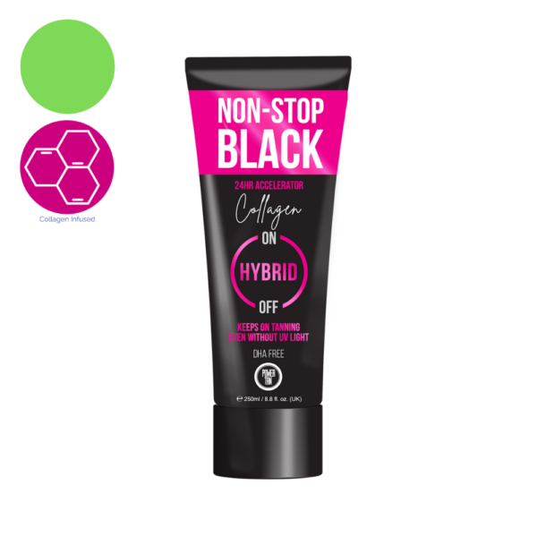 Power Tan Non-Stop Black Hybrid Collagen
