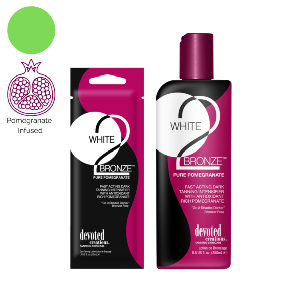 Devoted Creations White 2 Bronze Pure Pomegranate