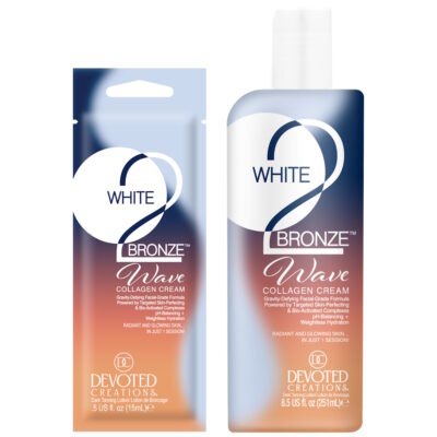 DEVOTED CREATIONS WHITE 2 BRONZE WAVE