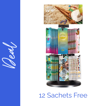 Fiesta Sun Seaside Rotating Sachet Display Deal 2026