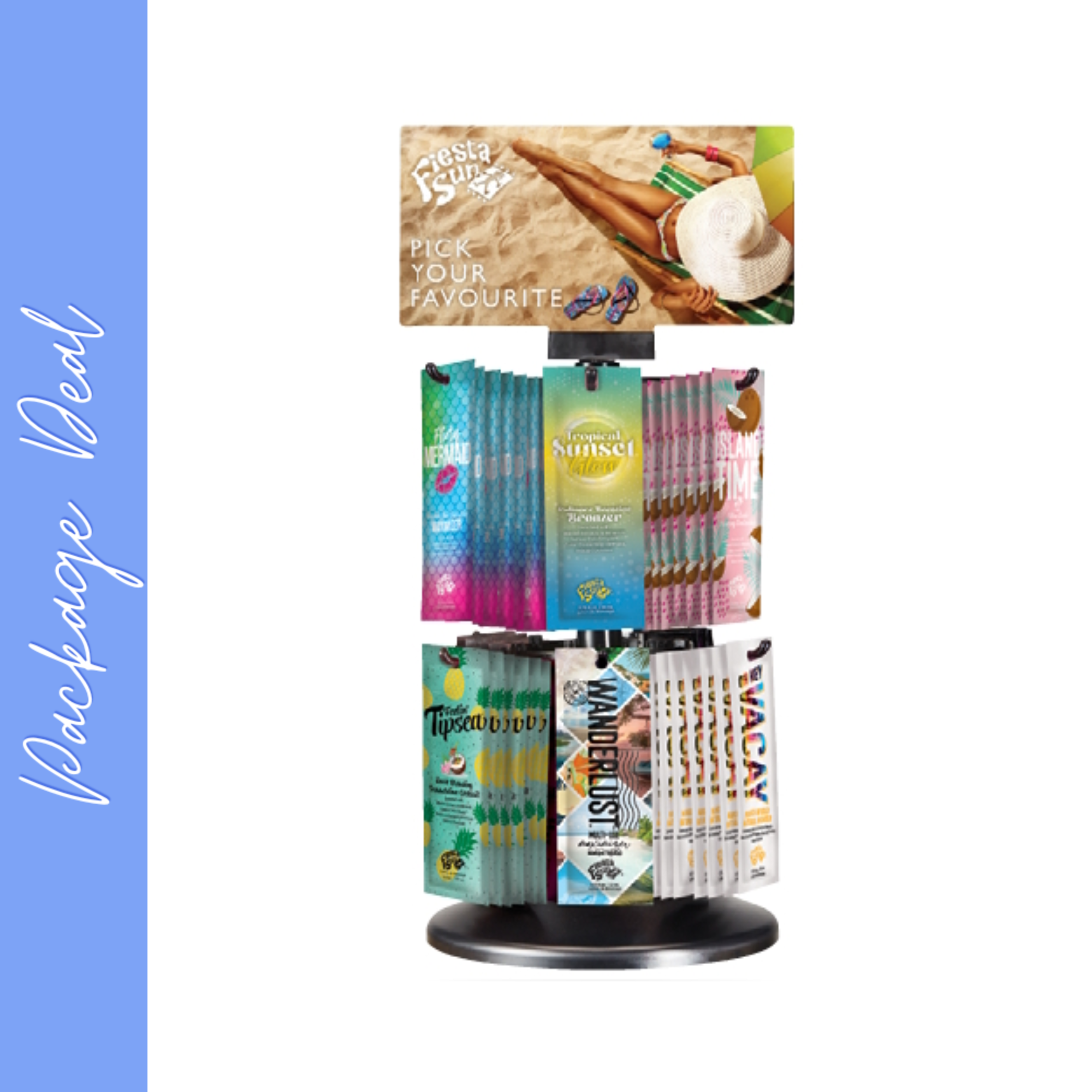 Fiesta Sun Seaside Rotating Sachet Display Deal 2026