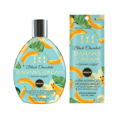 Tan Inc Double Dark Black Chocolate Banana Cream