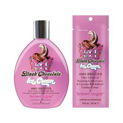 Tan Inc Double Dark Black Chocolate Ice Cream