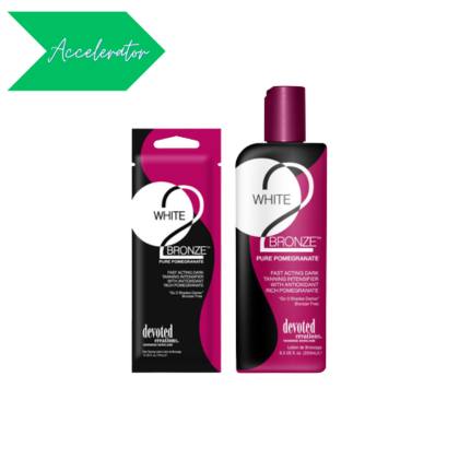 Devoted Creations White 2 Bronze Pure Pomegranate