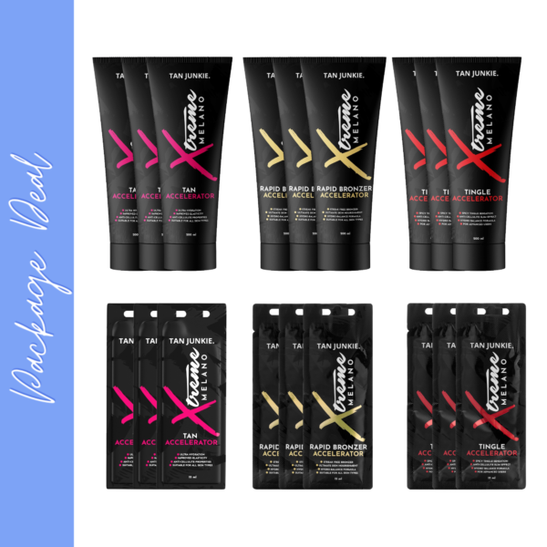 Tan Junkie Xtreme Melano Intro Kit