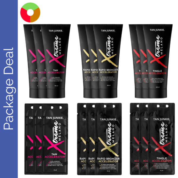 Tan Junkie Xtreme Melano Intro Kit