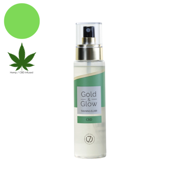 7Suns Gold & Glow CBD Dry Tanning Oil 100ml