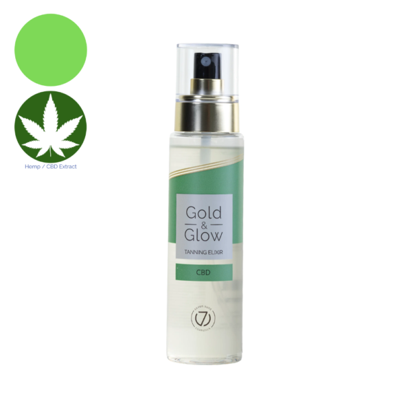 7Suns Gold & Glow CBD Dry Tanning Oil 100ml
