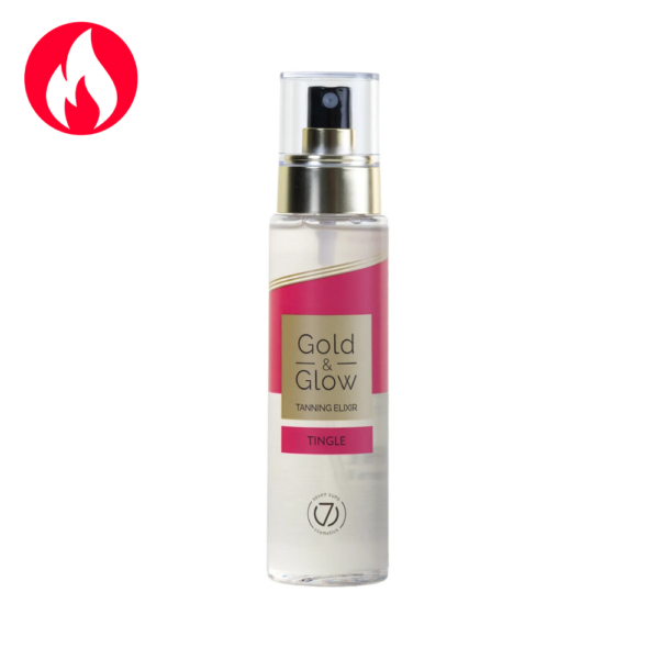 7Suns Gold & Glow TINGLE Dry Tanning Oil 100ml